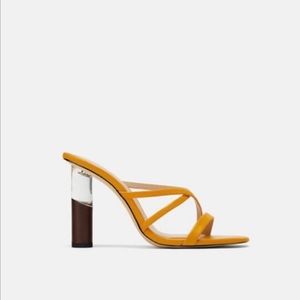 Zara round heel sandals